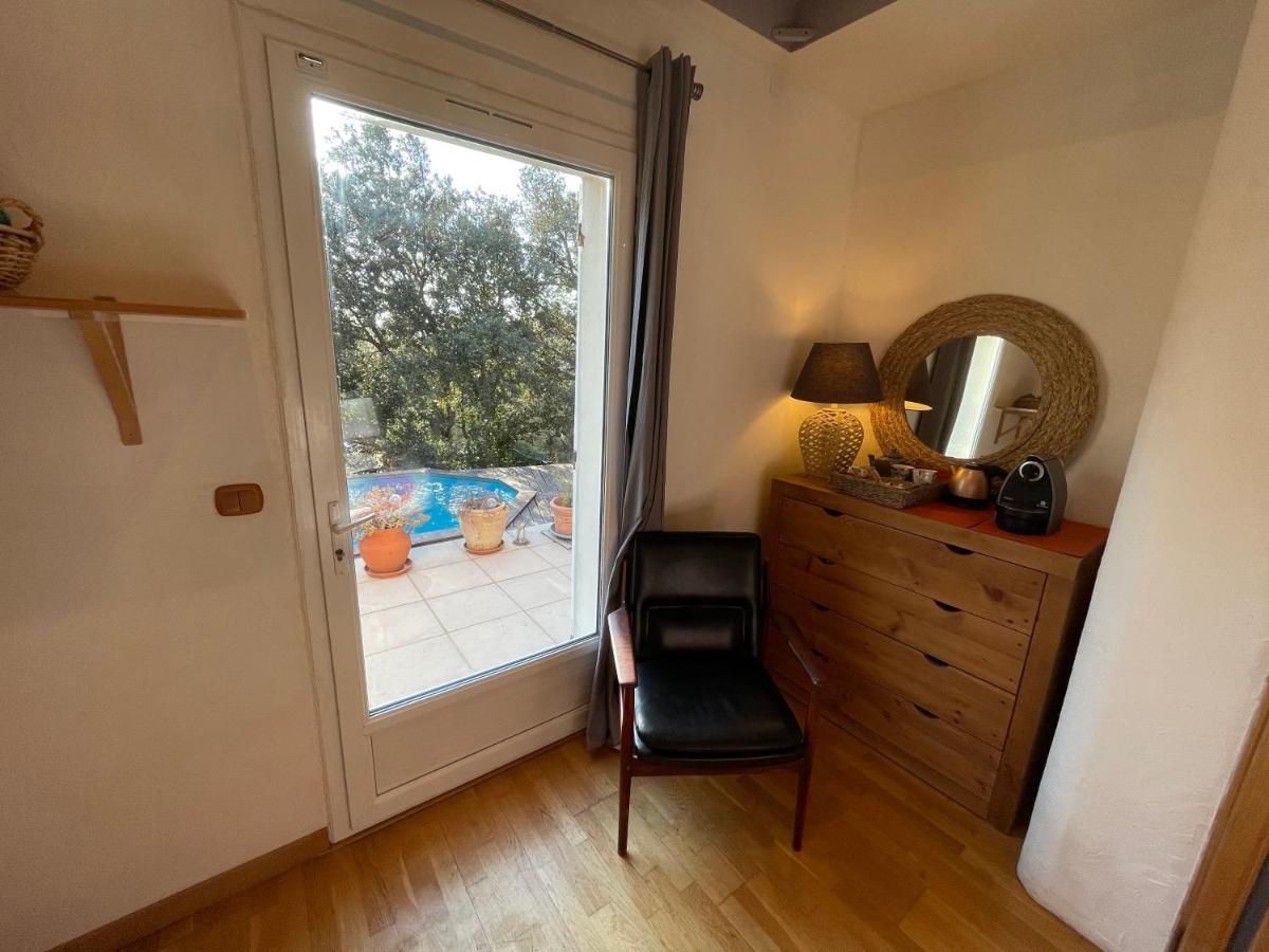 Bed and Breakfast Le calme de la garrigue Russan Exterior foto